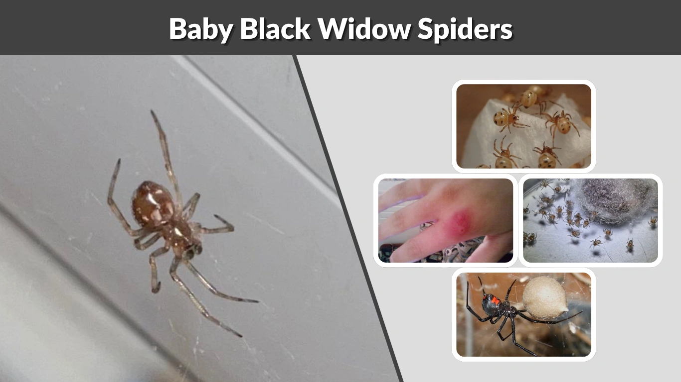 Baby Black Widow Spiders Identification, Size, Safety & Behavior