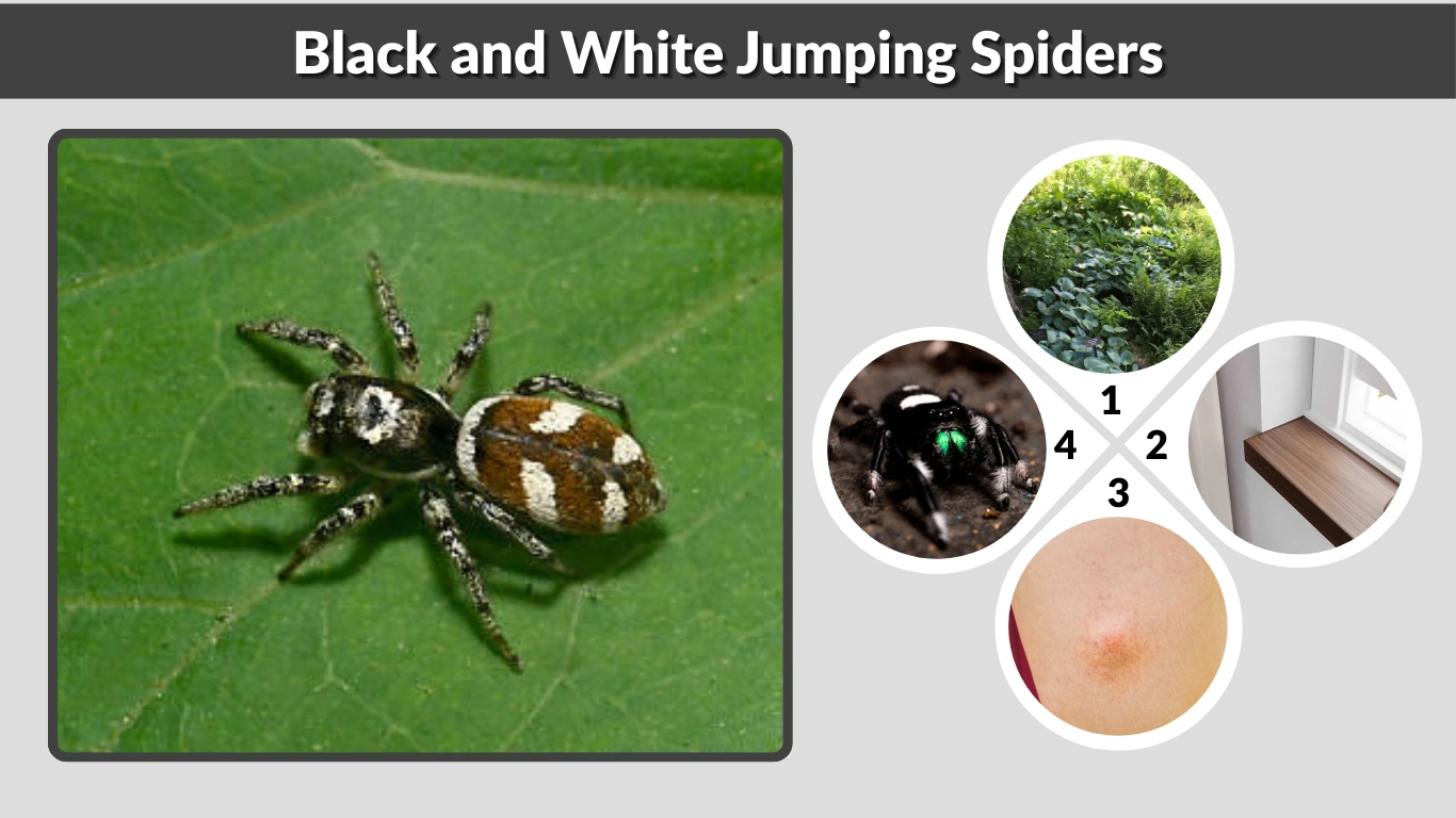 Black and White Jumping Spiders ID, Species & Safety Guide