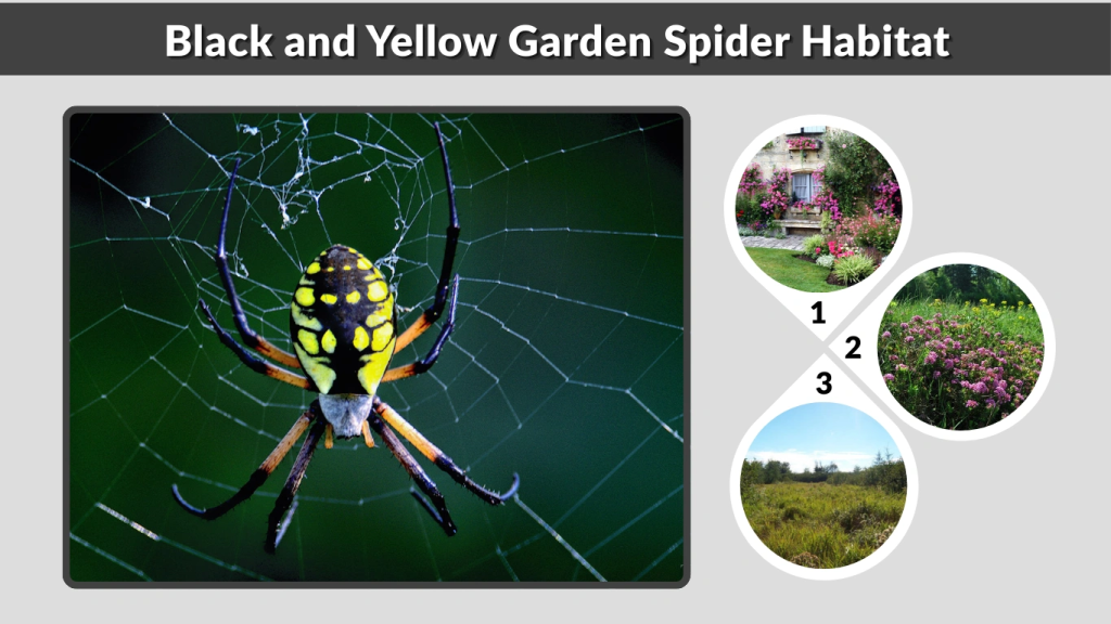 Black and Yellow Garden Spider Habitat