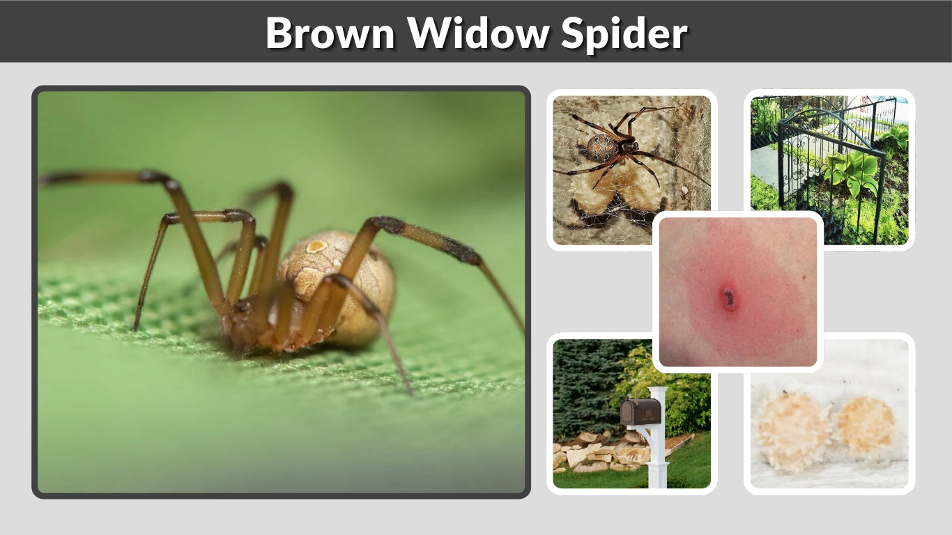 Brown Widow Spider Bite, Eggs, Range & Identification Guide