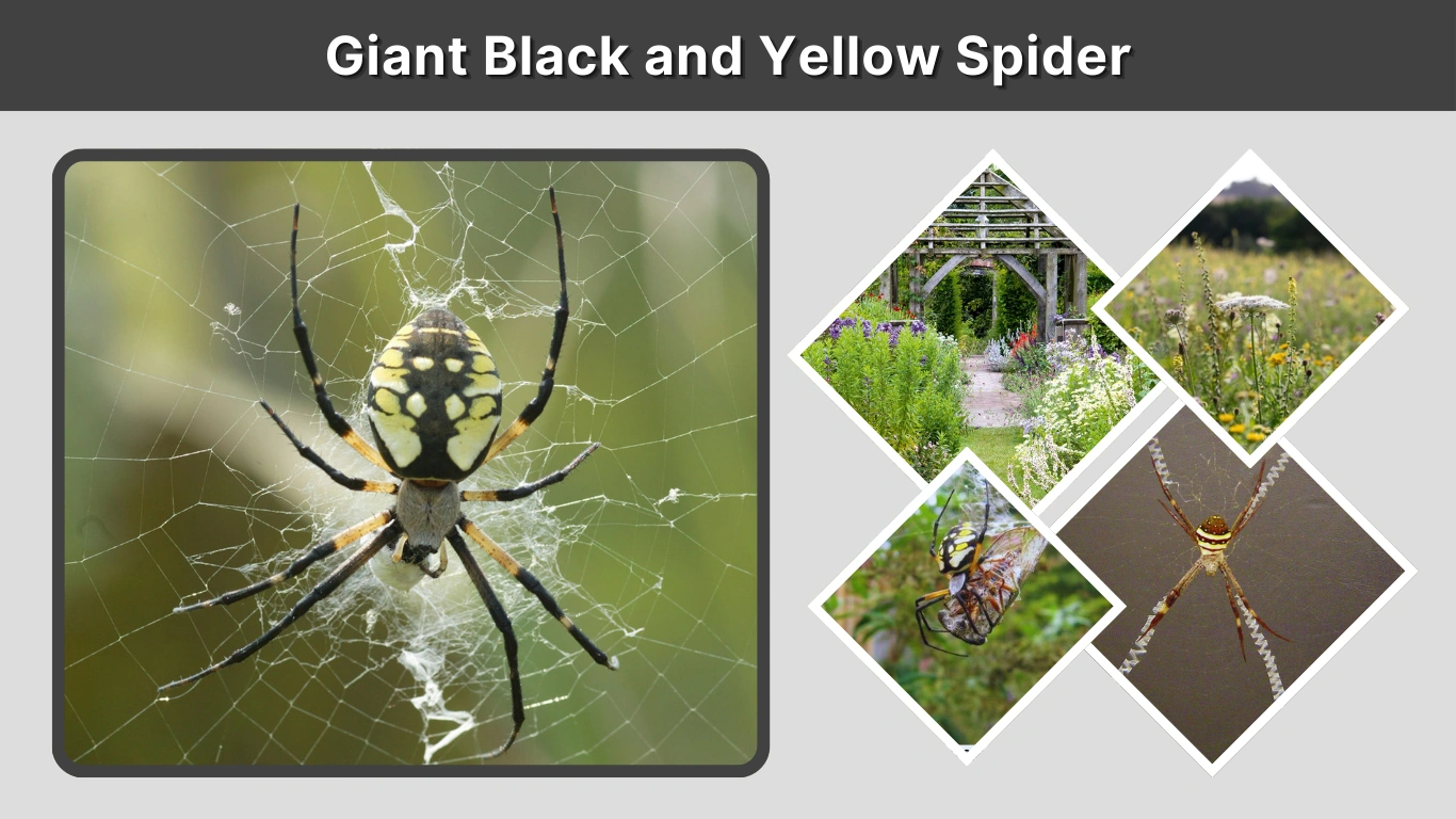 Giant Black and Yellow Spider Identification, Range, Bite & Facts