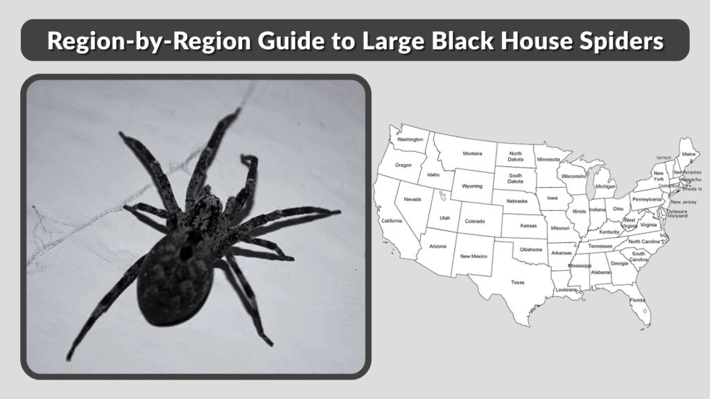 Region-by-Region Guide to Large Black House Spiders