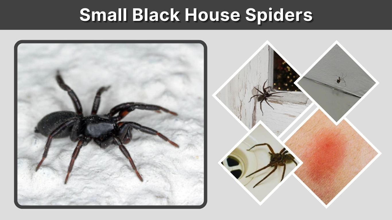 Small Black House Spiders Identification & Safety Guide