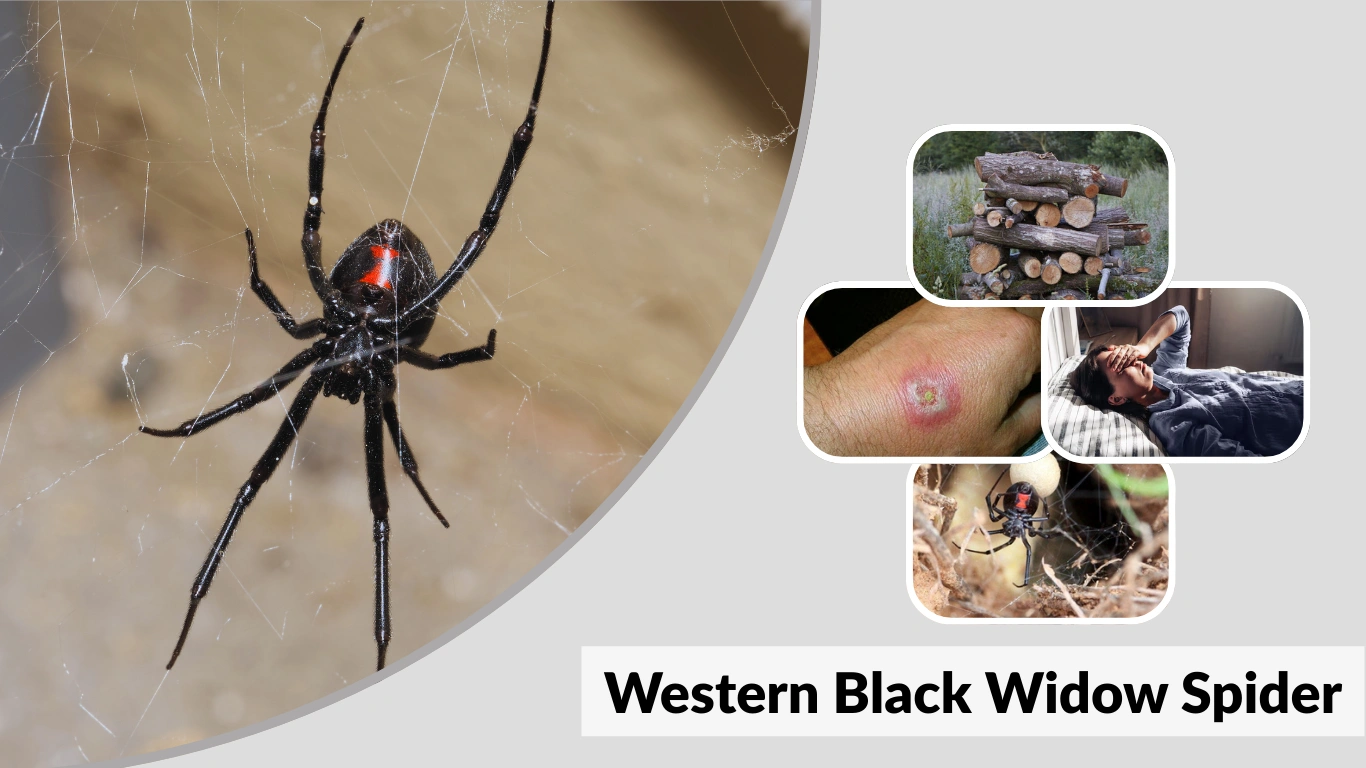 Western Black Widow Spider Identification, Bites & Range