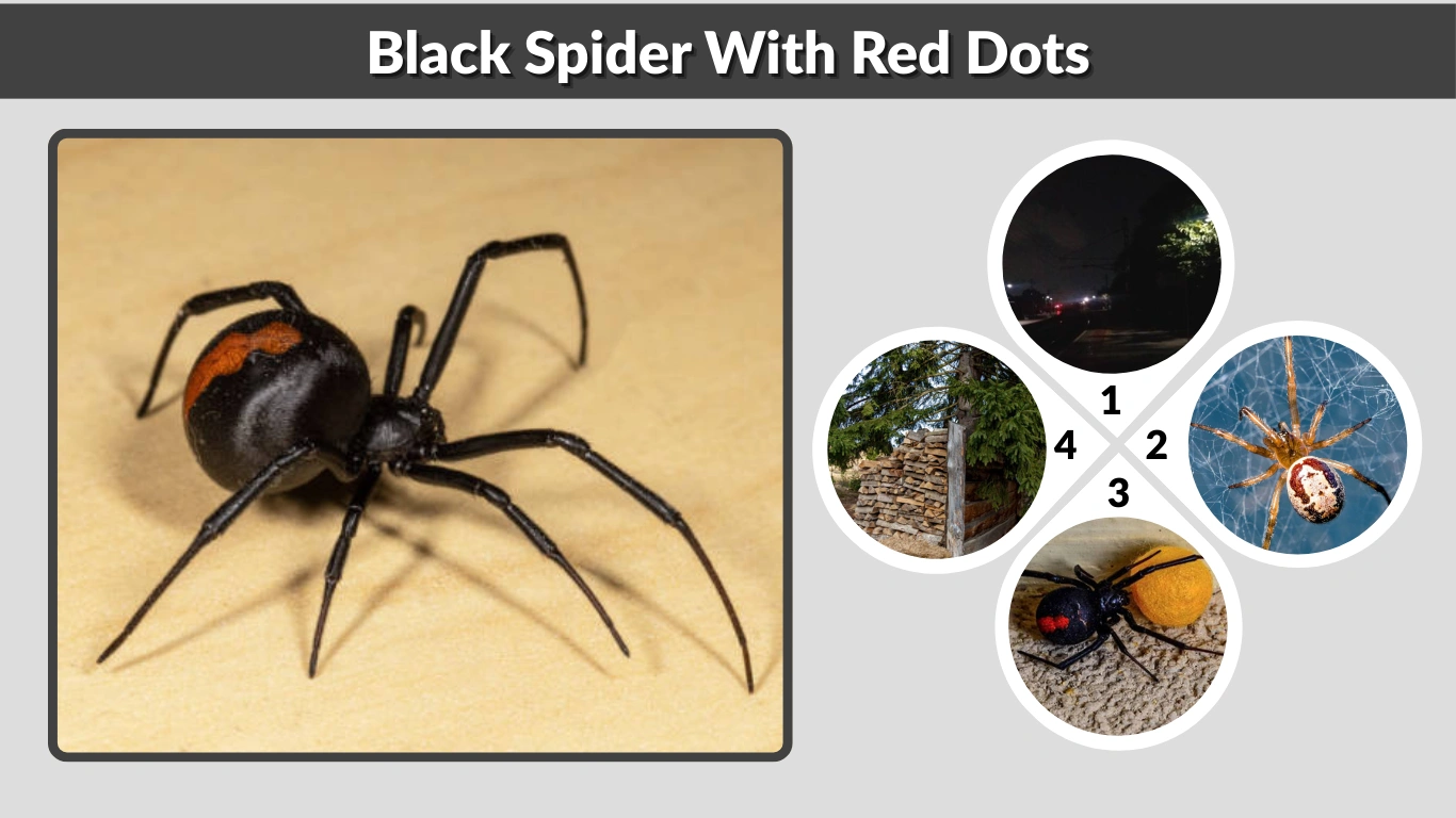 Black Spider With Red Dots Identification & Safety Guide
