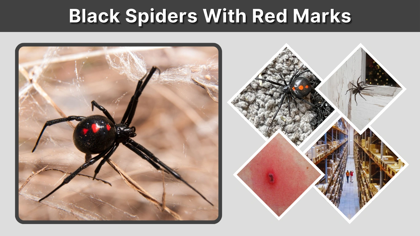 Black Spiders With Red Marks Identification & Safety Guide
