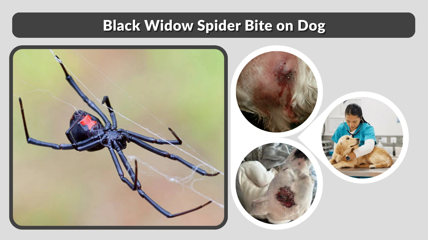 Black Widow Spider Bite on Dog Symptoms & Treatment Guide