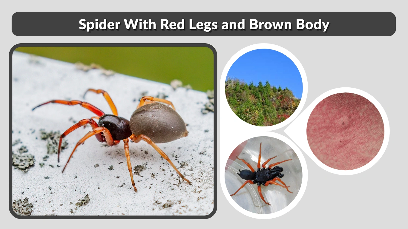 Spider With Red Legs and Brown Body Identification Guide