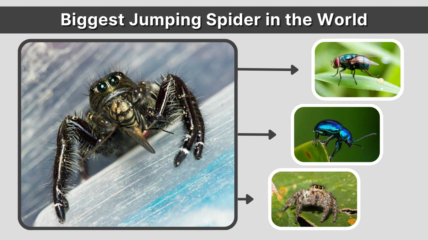 Biggest Jumping Spider in the World Size, Species & Facts