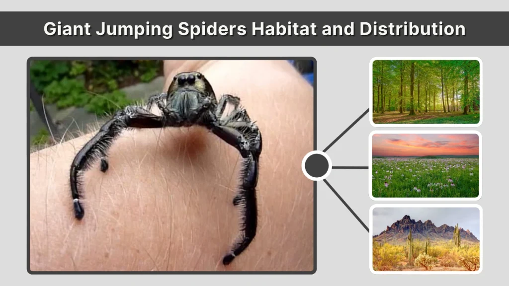 Giant Jumping Spiders Habitat and Distribution
