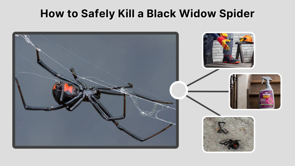 How to Safely Kill a Black Widow Spider