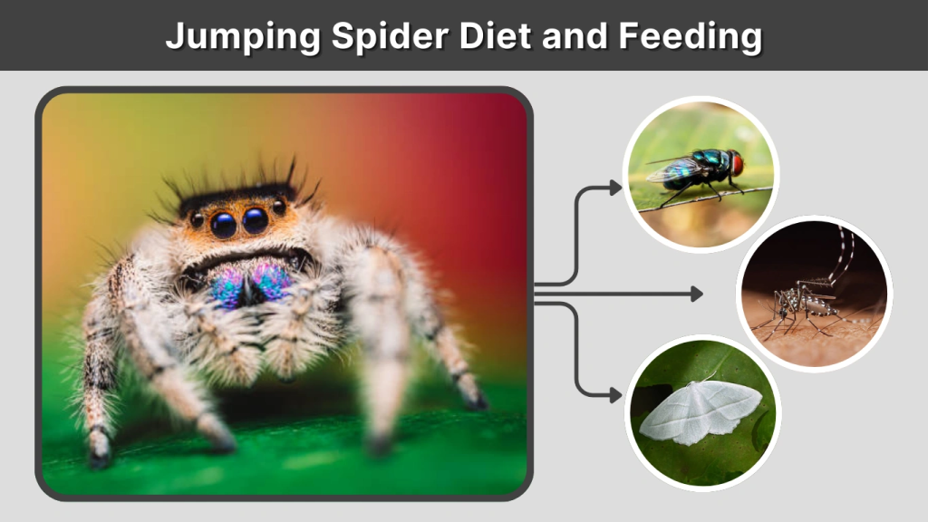 Jumping Spider Diet and Feeding