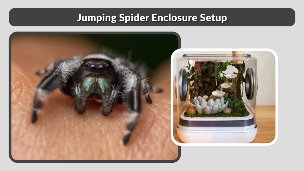 Jumping Spider Enclosure Setup