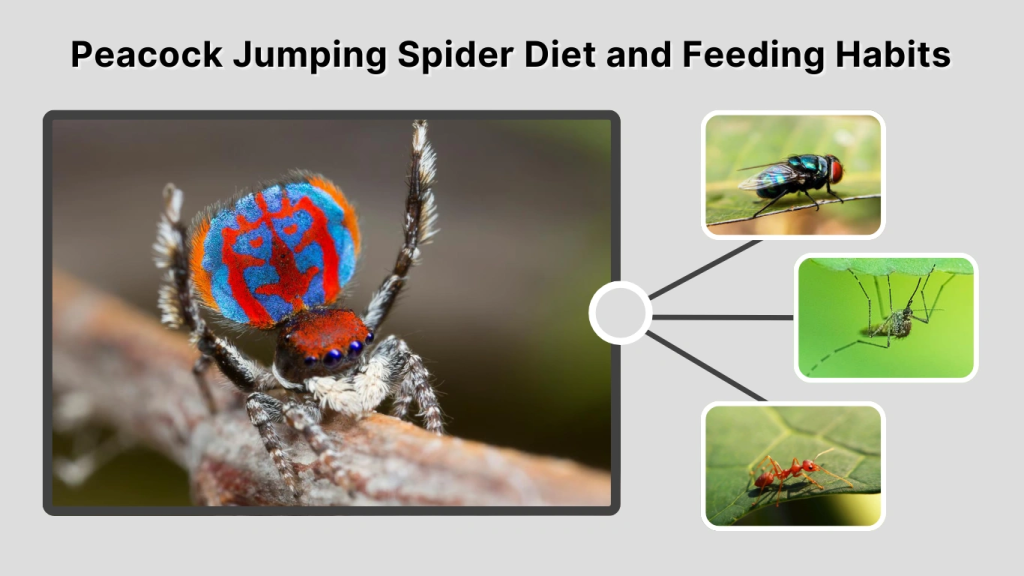 Peacock Jumping Spider Diet and Feeding Habits