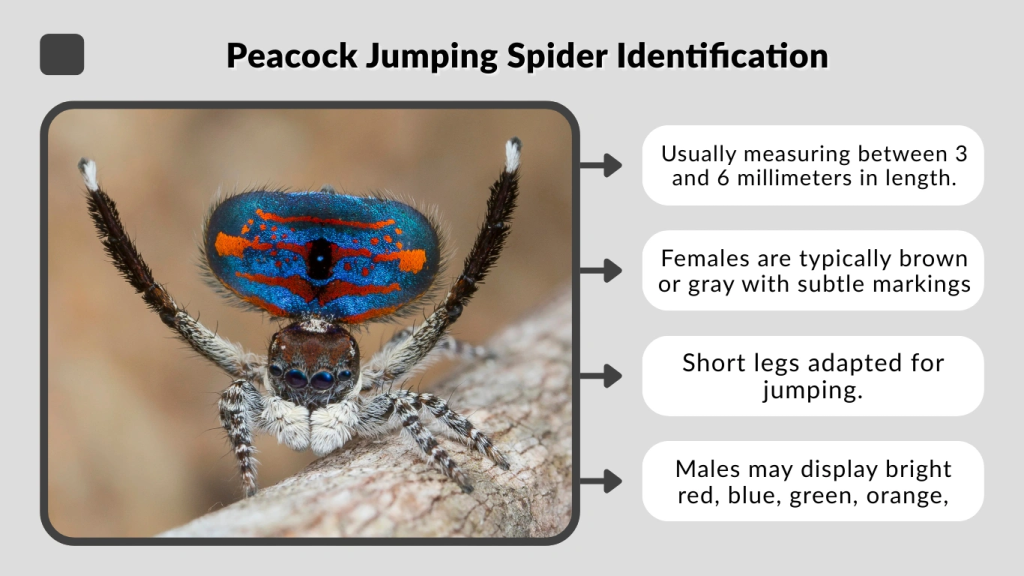 Peacock Jumping Spider Identification