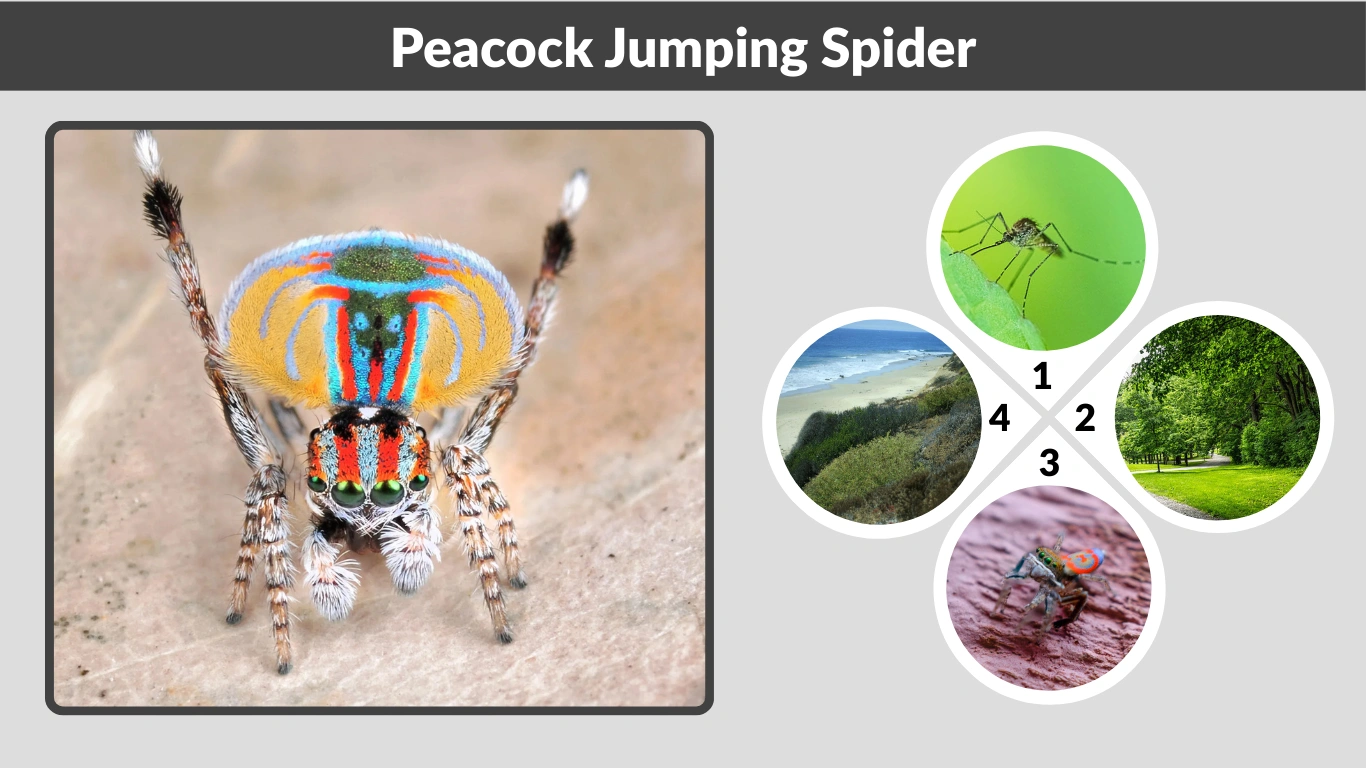 Peacock Jumping Spider Identification, Behavior, and Facts