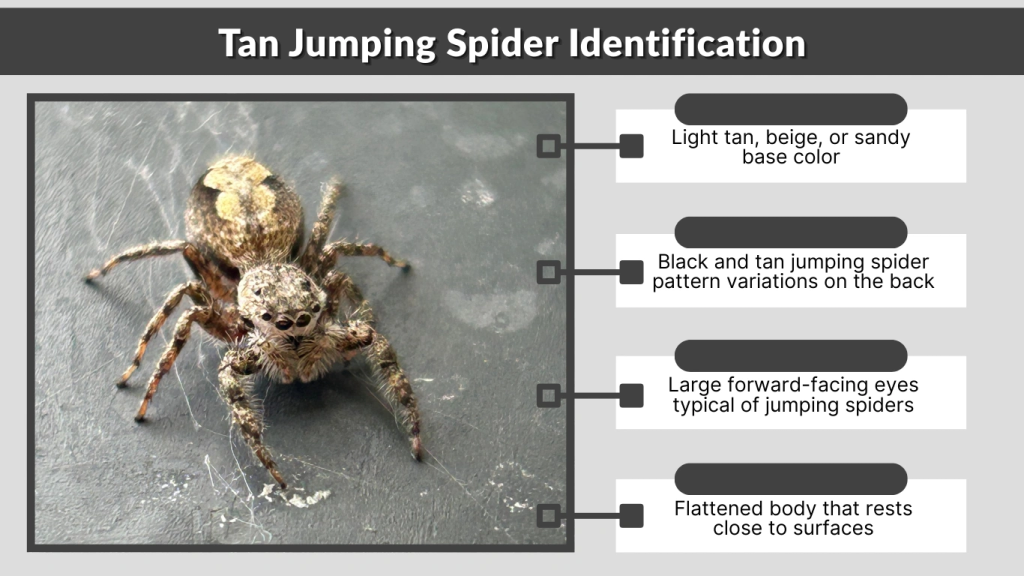 Tan Jumping Spider Identification