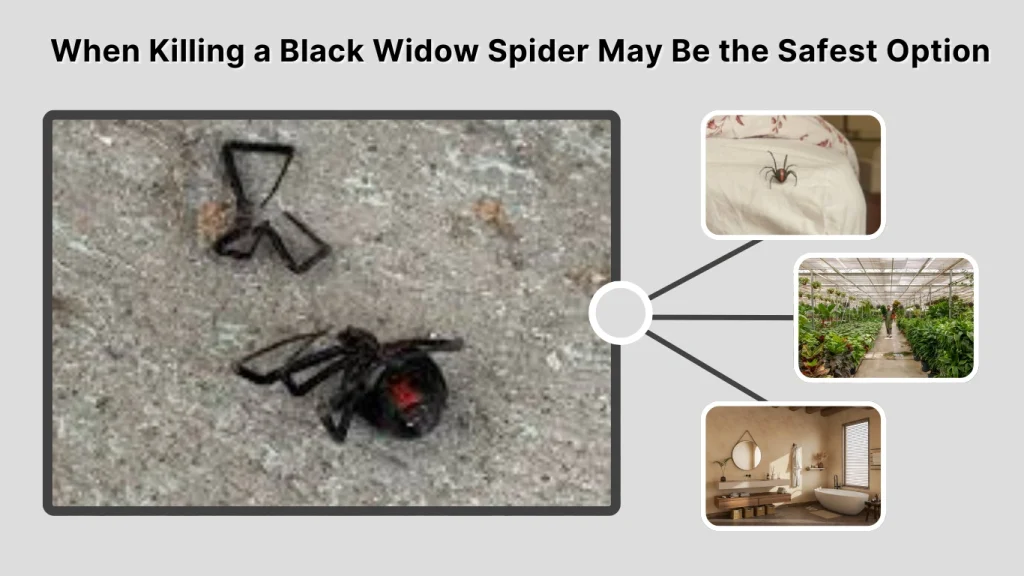 When Killing a Black Widow Spider May Be the Safest Option