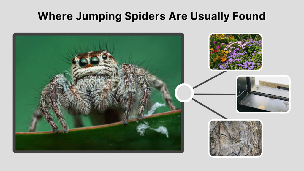Where Jumping Spiders Are Usually Found