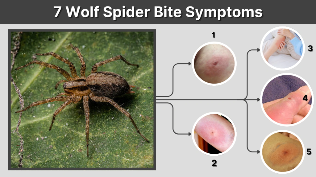 7 Wolf Spider Bite Symptoms