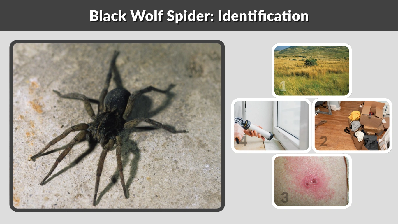 Black Wolf Spider Identification, Behavior, Habitat & Safety Guide