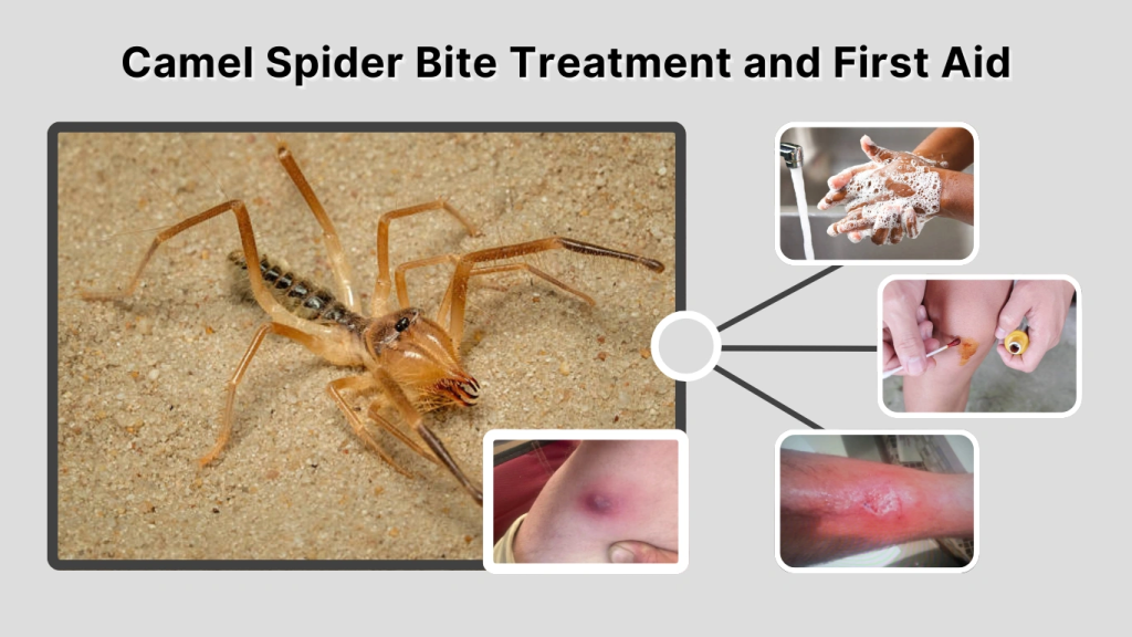 Camel Spider Bite Treatment and First Aid