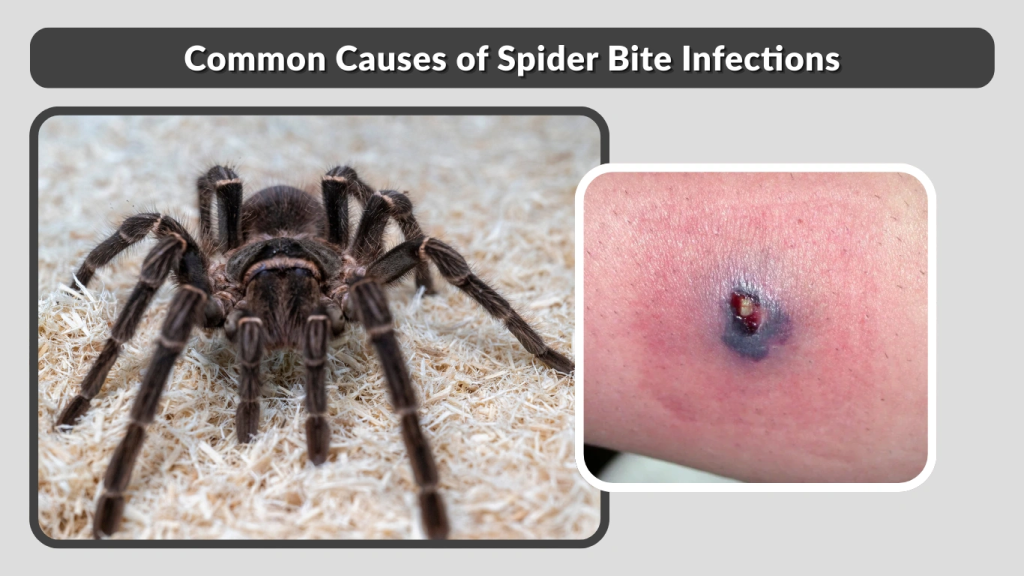 Common Causes of Spider Bite Infections