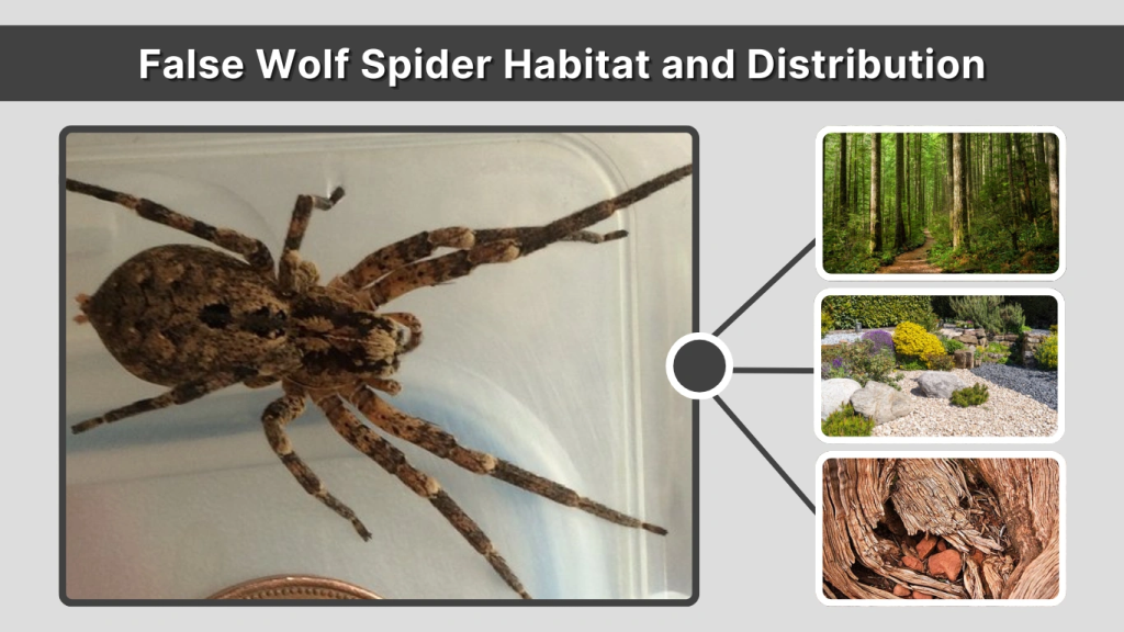 False Wolf Spider Habitat and Distribution