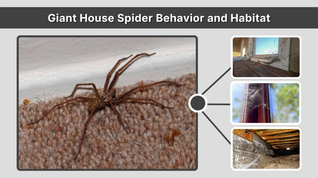Giant House Spider Behavior and Habitat