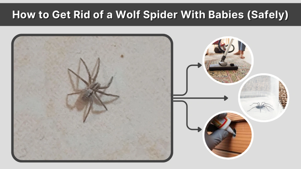 How to Get Rid of a Wolf Spider With Babies (Safely)