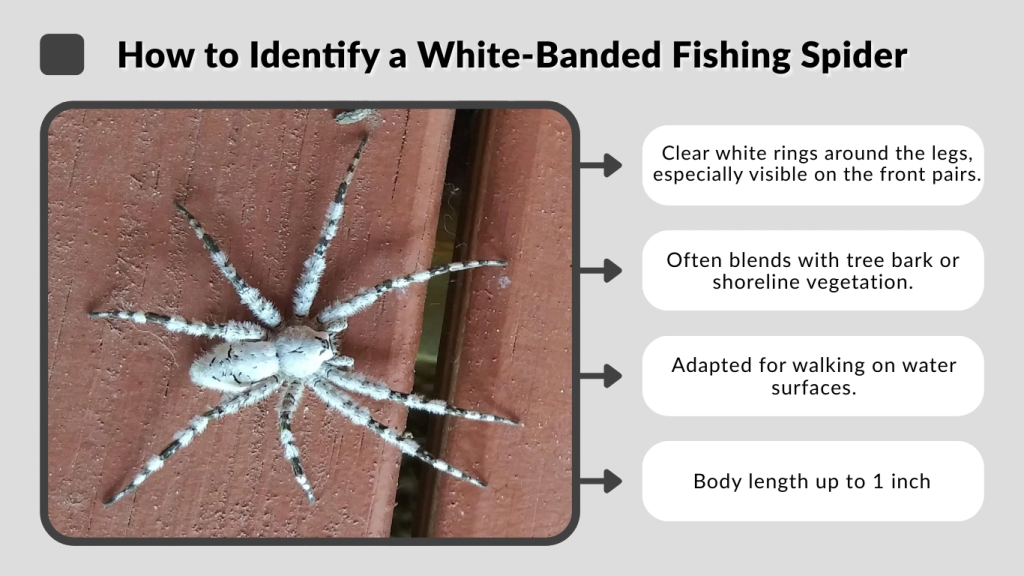 How to Identify a White-Banded Fishing Spider