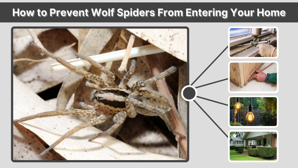 How to Prevent Wolf Spiders From Entering Your Home