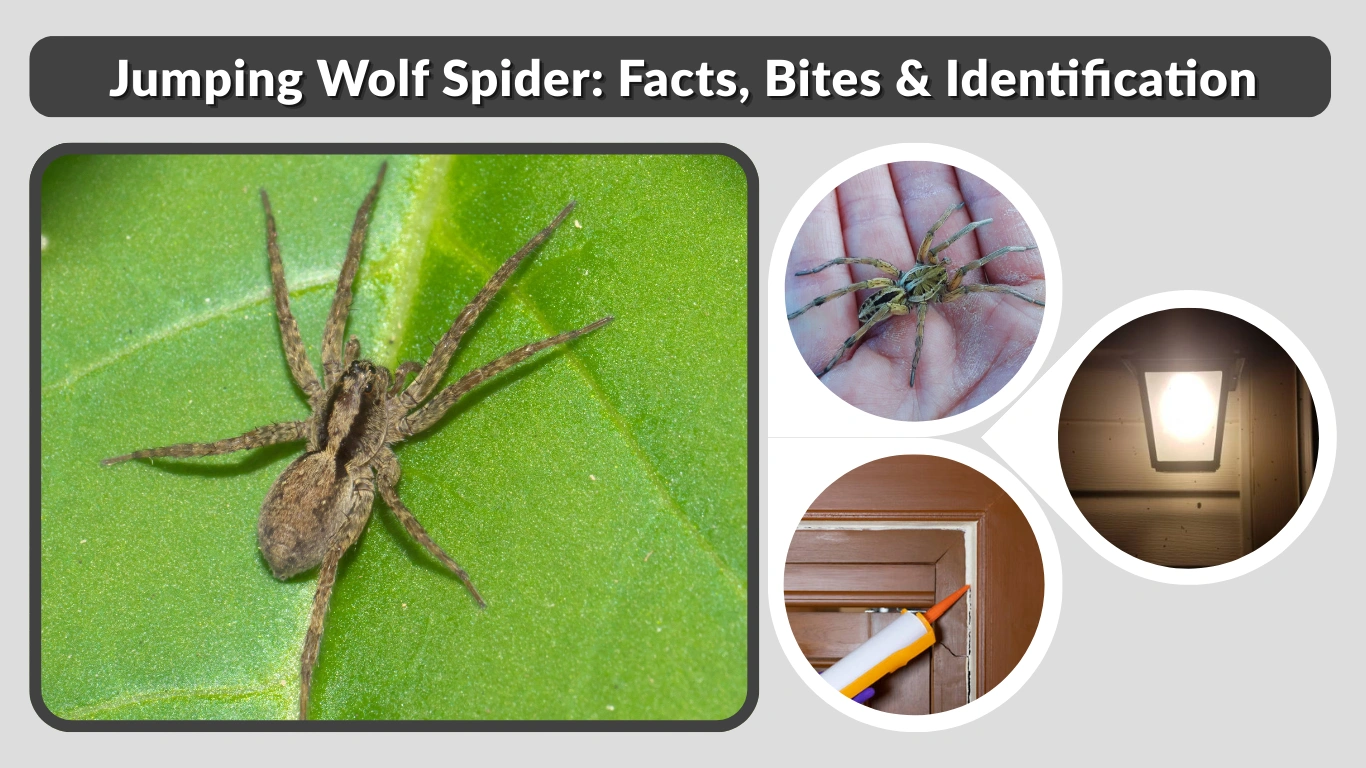 Jumping Wolf Spider Facts, Bites & Identification