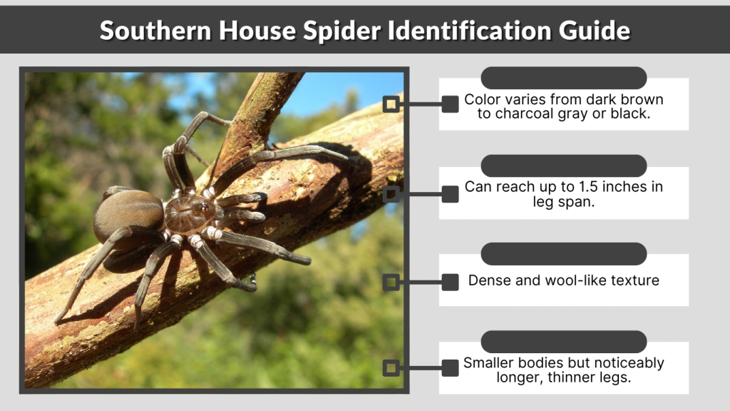 Southern House Spider Identification Guide