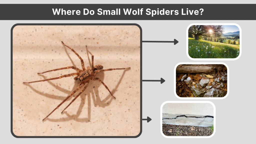 Where Do Small Wolf Spiders Live