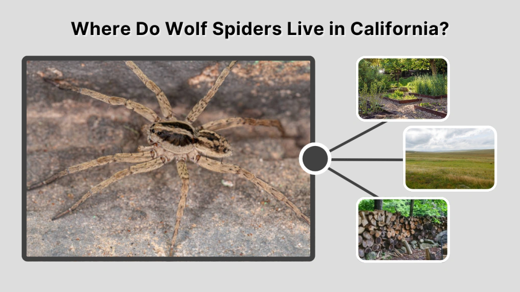 Where Do Wolf Spiders Live in California