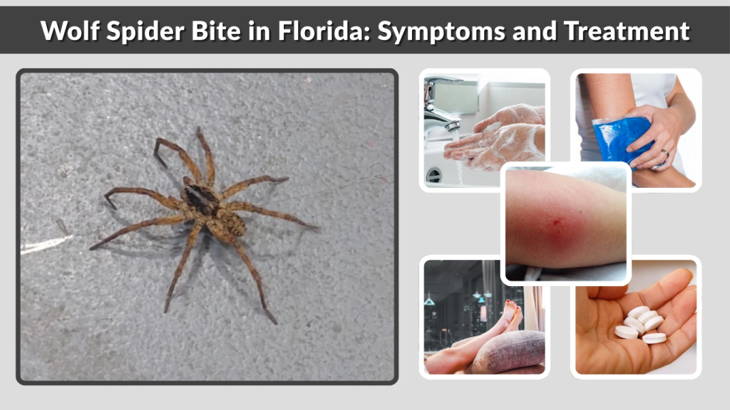 Wolf Spider Bite in Florida Symptoms and Treatment