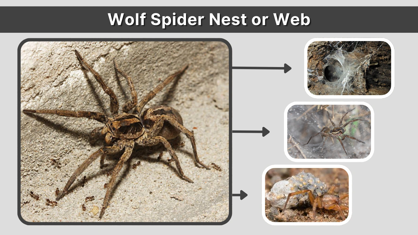 Wolf Spider Nest or Web What It Looks Like and Where to Find It