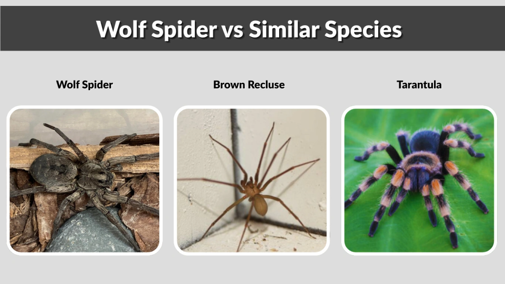 Wolf Spider vs Similar Species