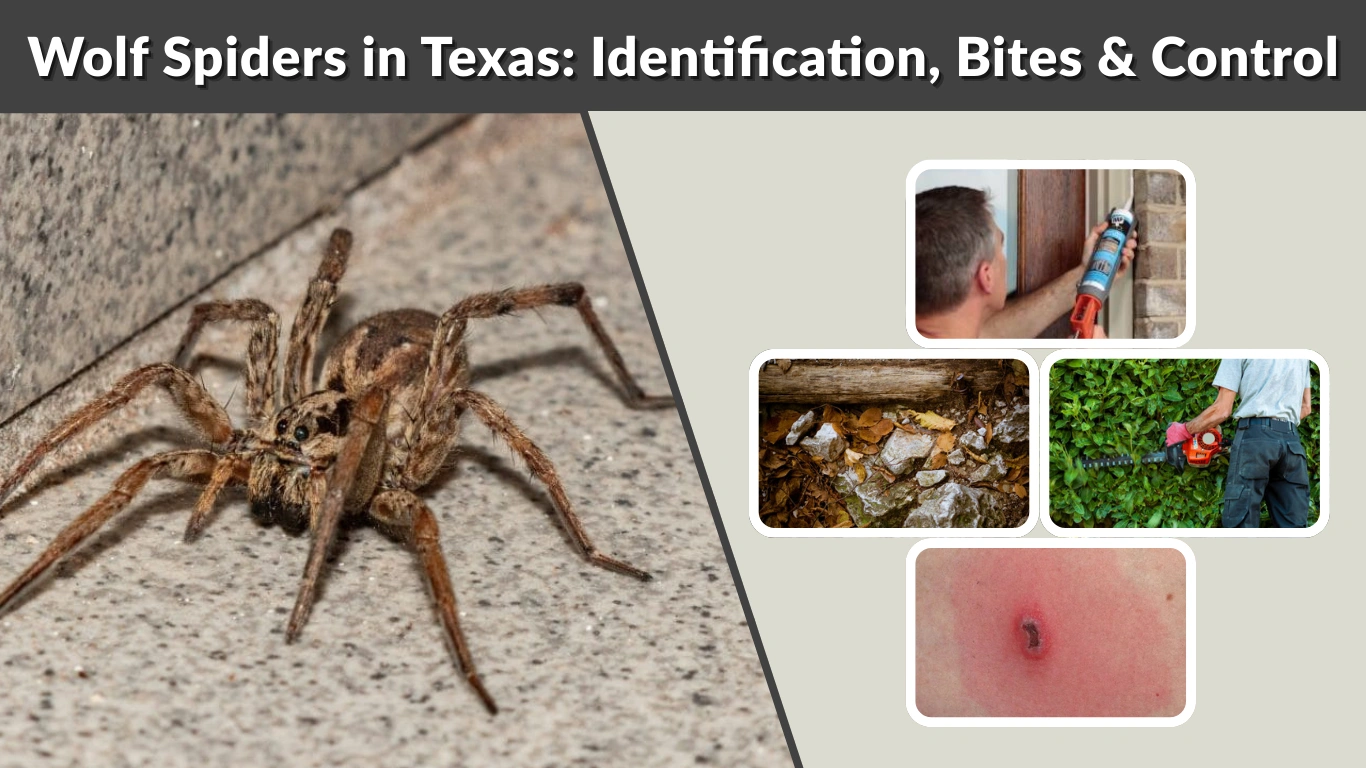 Wolf Spiders in Texas Identification, Bites & Control