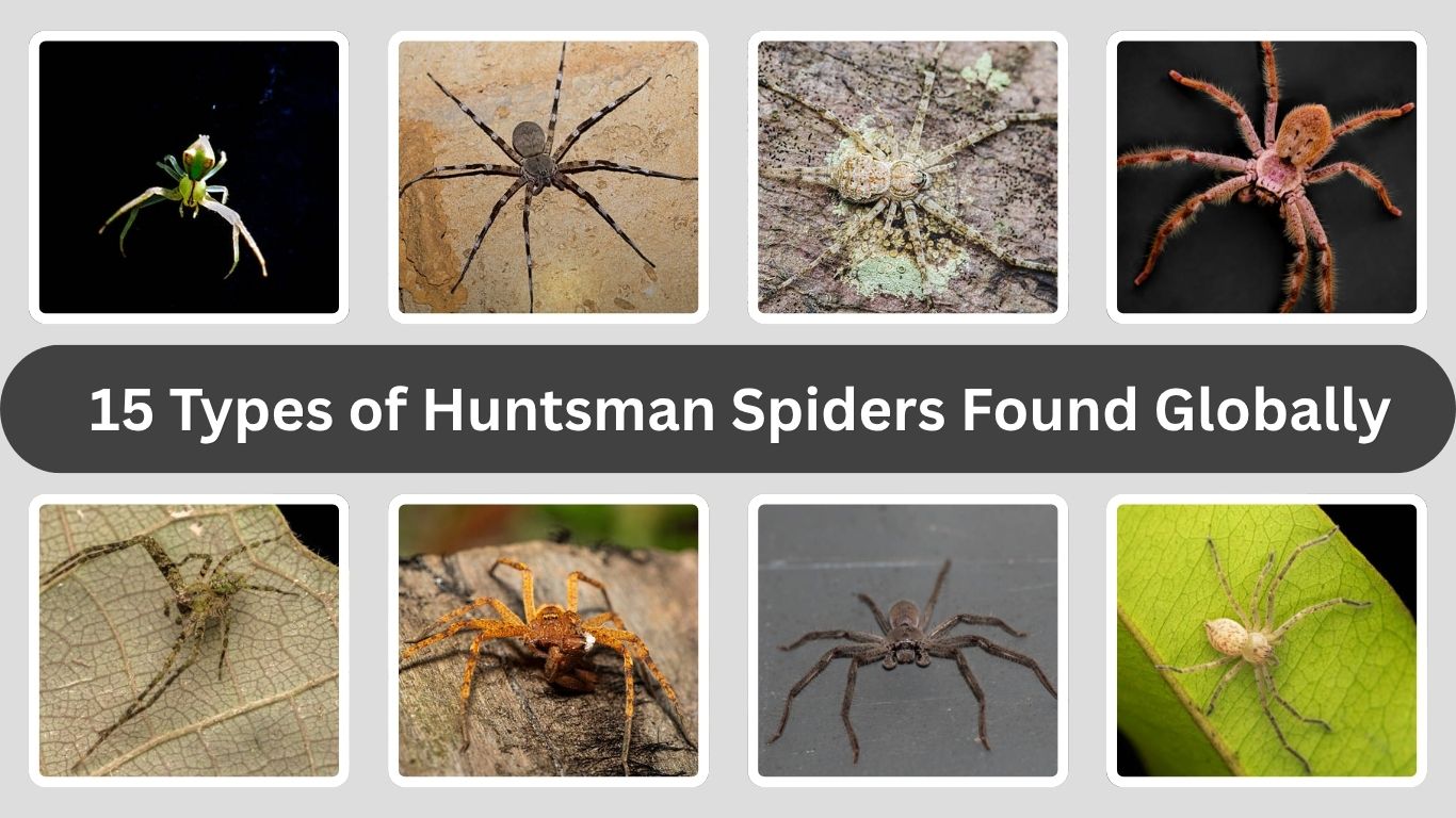 15 Types of Huntsman Spiders Found Globally  (ID with Pictures)