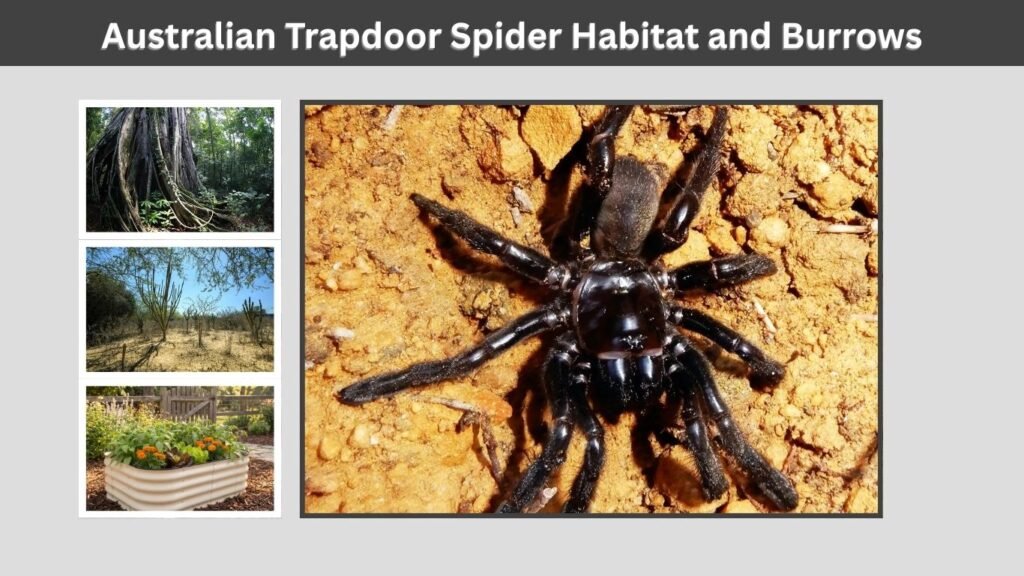 Australian Trapdoor Spider Habitat and Burrows