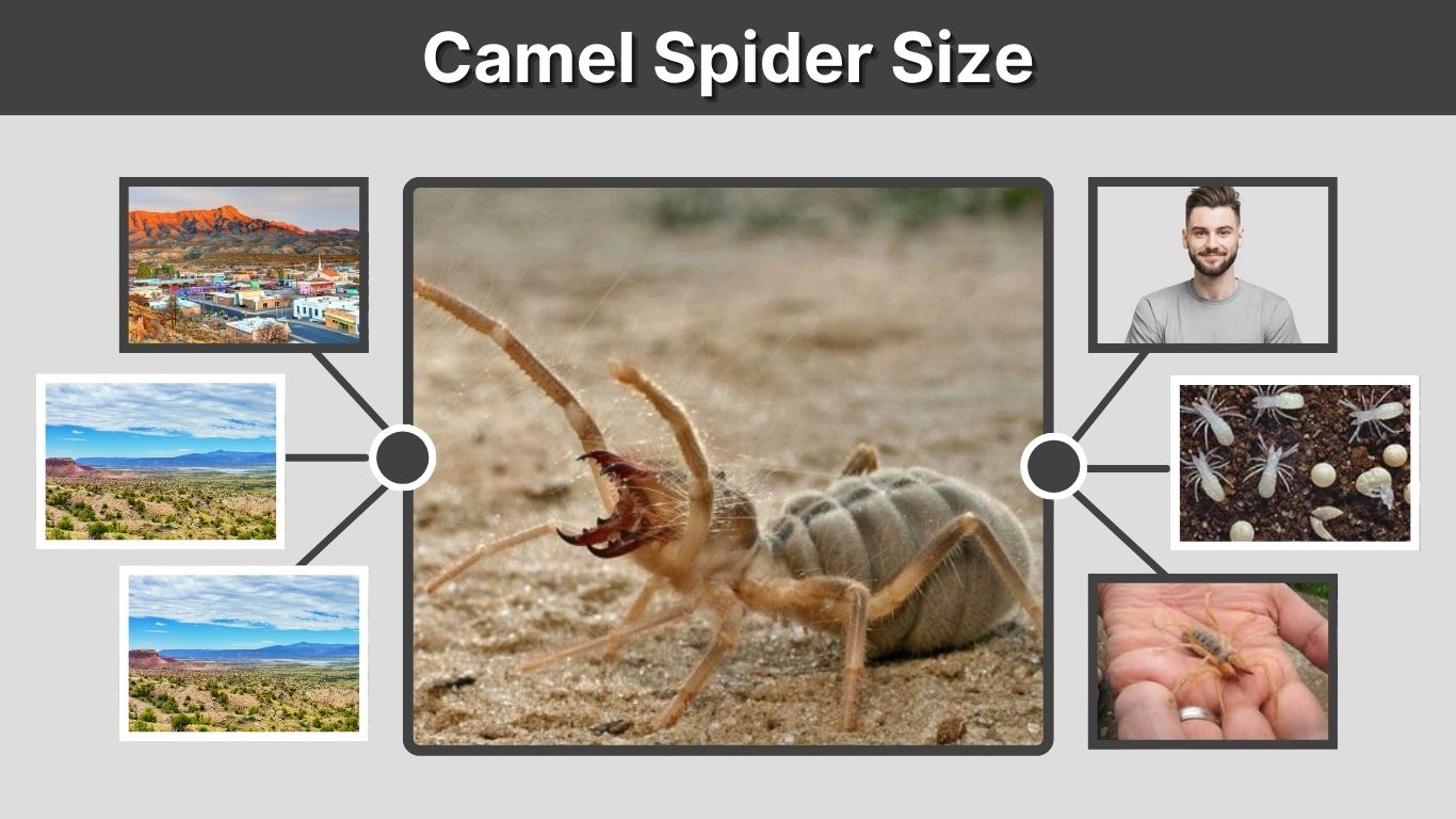 Camel Spider Size: Full Grown, Giant and Human Comparison