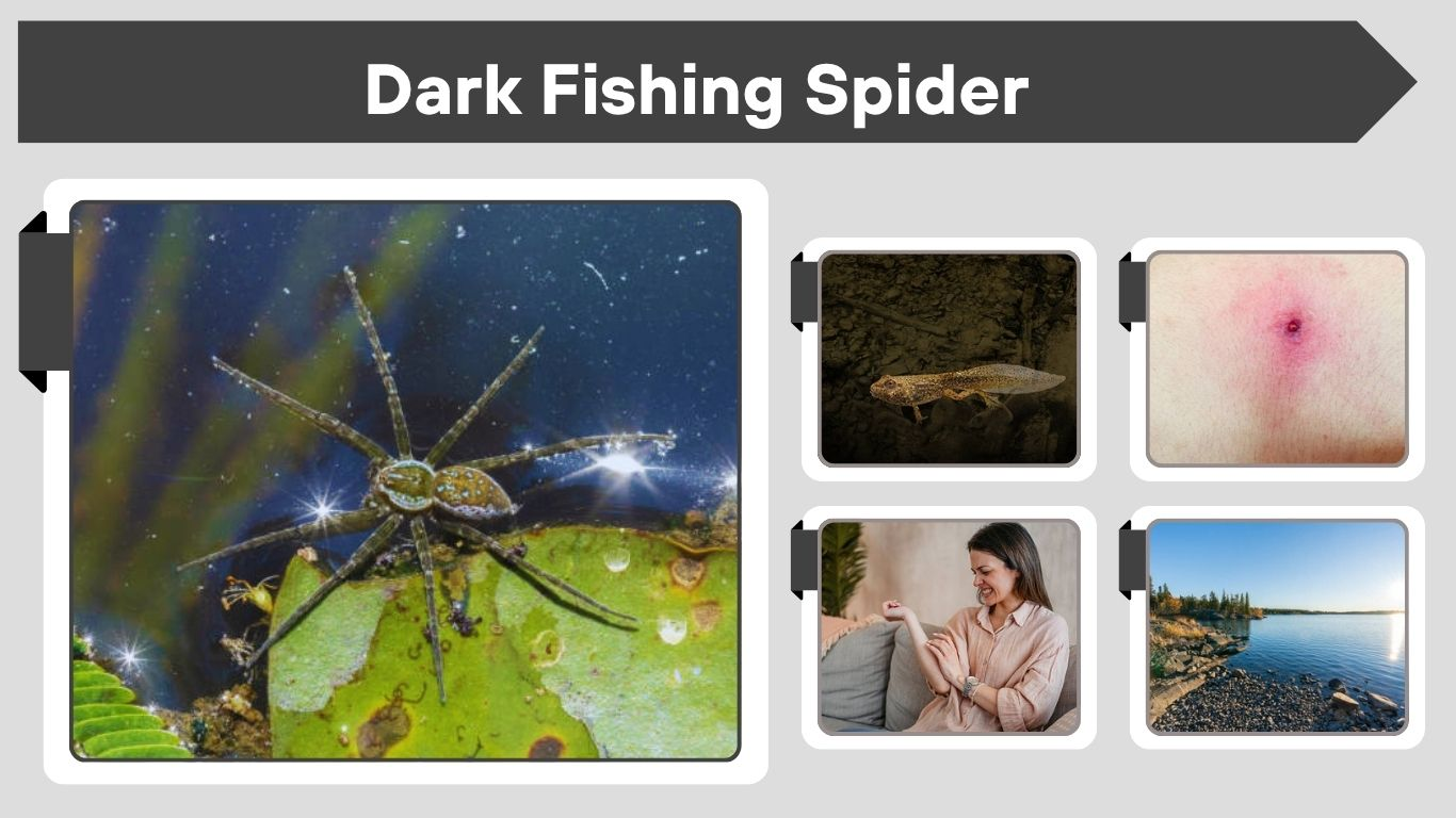 Dark Fishing Spider: Size, Bite & Habitat, Poisonous, Identification 