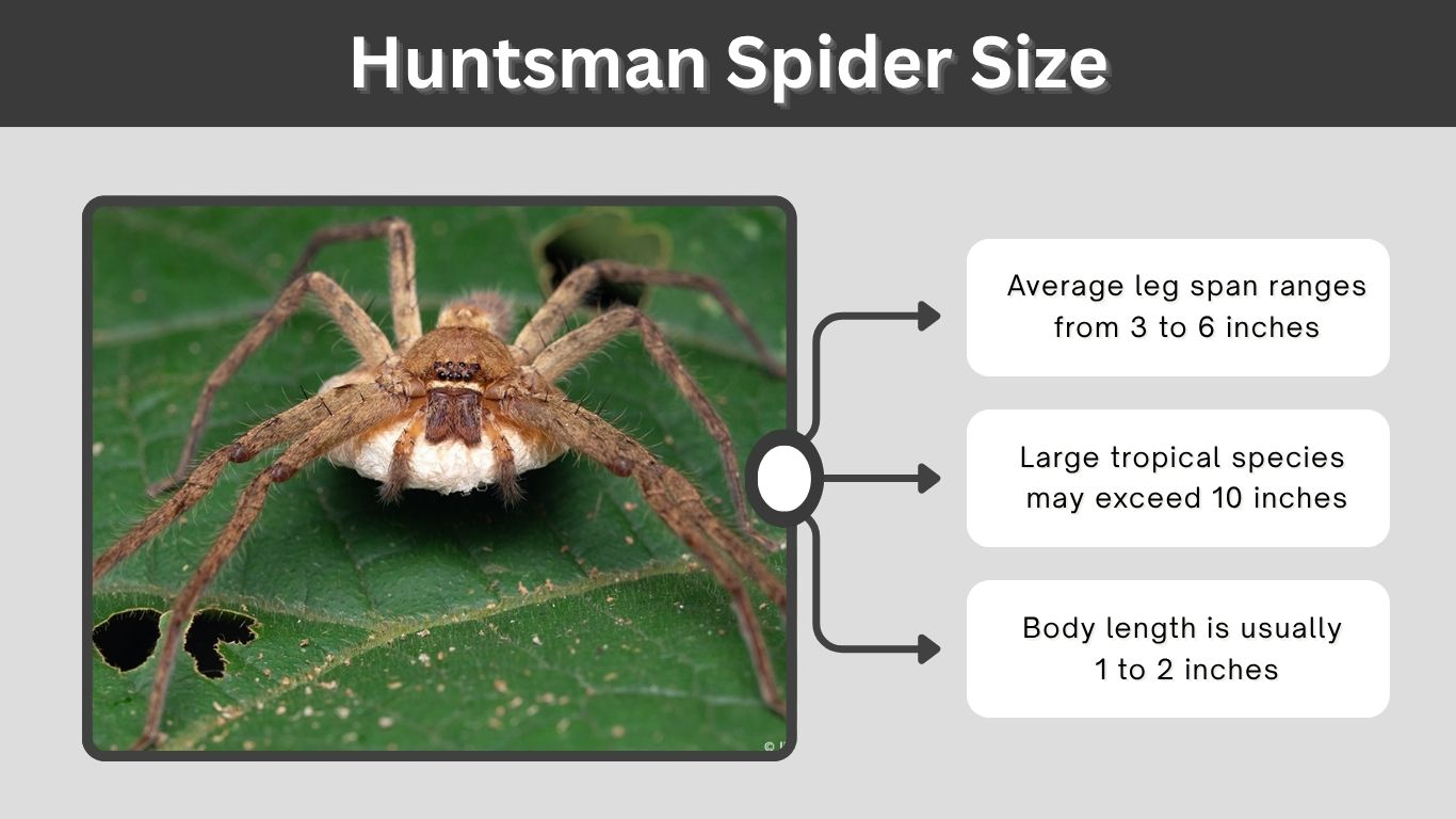 Huntsman Spider Size: How Large Can They Really Get?