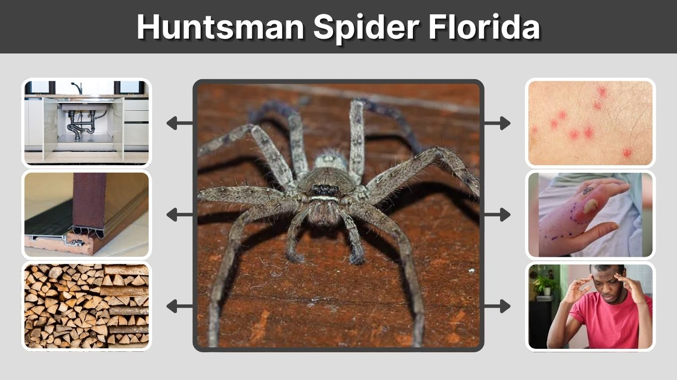 Huntsman Spider Florida: Habitat, Size, Bite and Identification