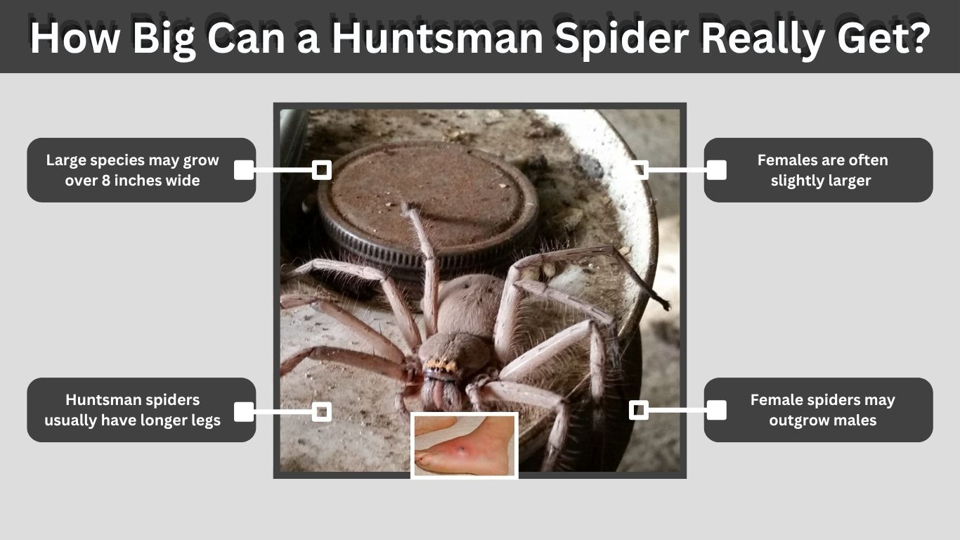 How Big Can a Huntsman Spider Really Get?