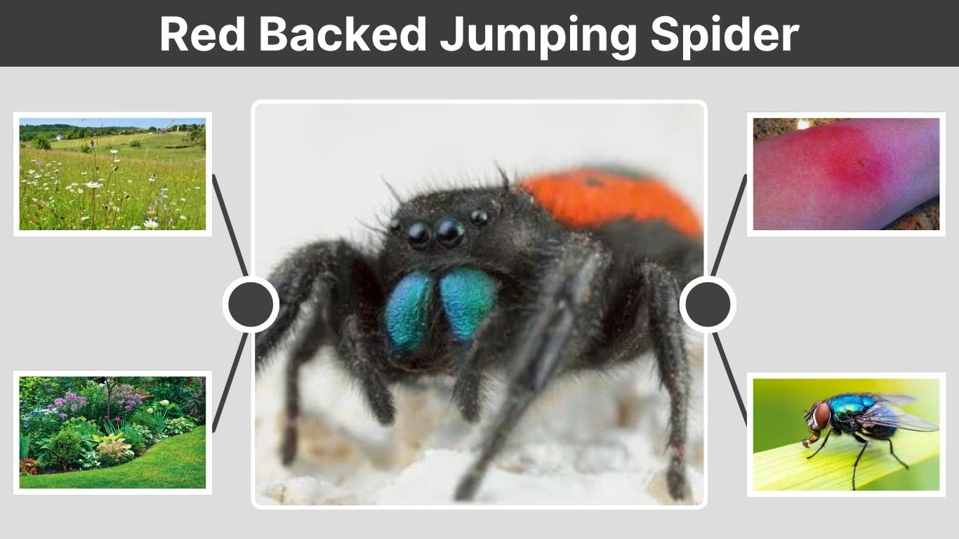 Red Backed Jumping Spider: Identification, Bite, Care