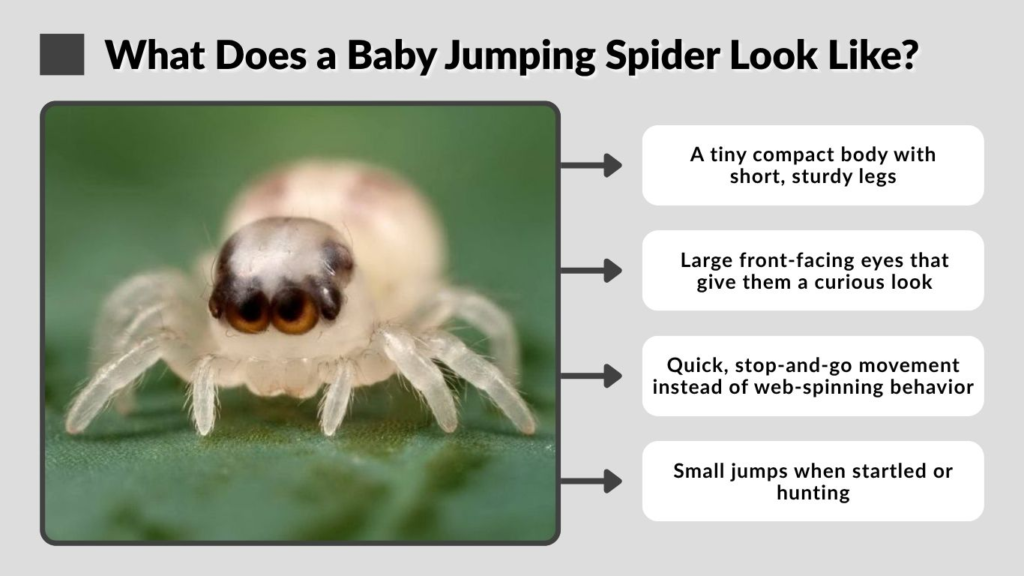 What Does a Baby Jumping Spider Look Like?