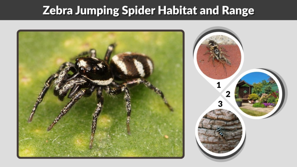Zebra Jumping Spider Habitat and Range